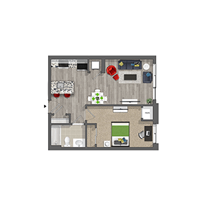 1 Bedroom 1 Bathroom Apartment for rent at The Hub At 31 Brewerytown in Philadelphia, PA