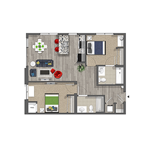 2 Bedrooms 2 Bathrooms Apartment for rent at The Hub At 31 Brewerytown in Philadelphia, PA