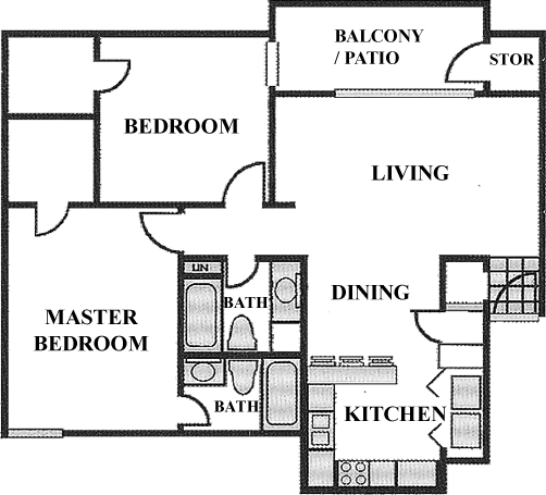 2 Bedrooms 2 Bathrooms Apartment for rent at Highlands Of Duncanville in Duncanville, TX