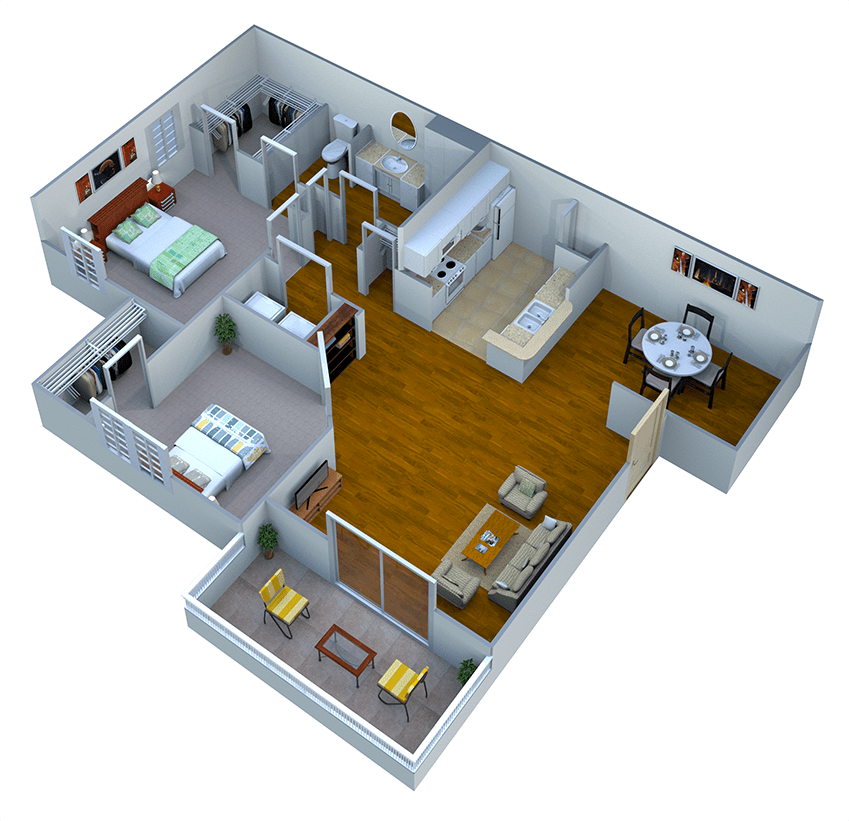 2 Bedrooms 1 Bathroom Apartment for rent at Park at Eagle Creek in Indianapolis, IN