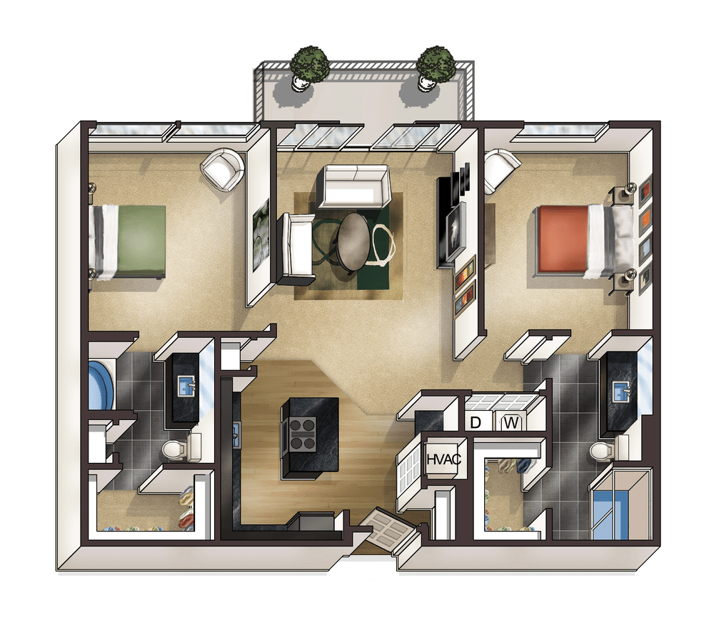 2 Bedrooms 2 Bathrooms Apartment for rent at Bellrock Bishop Arts in Dallas, TX