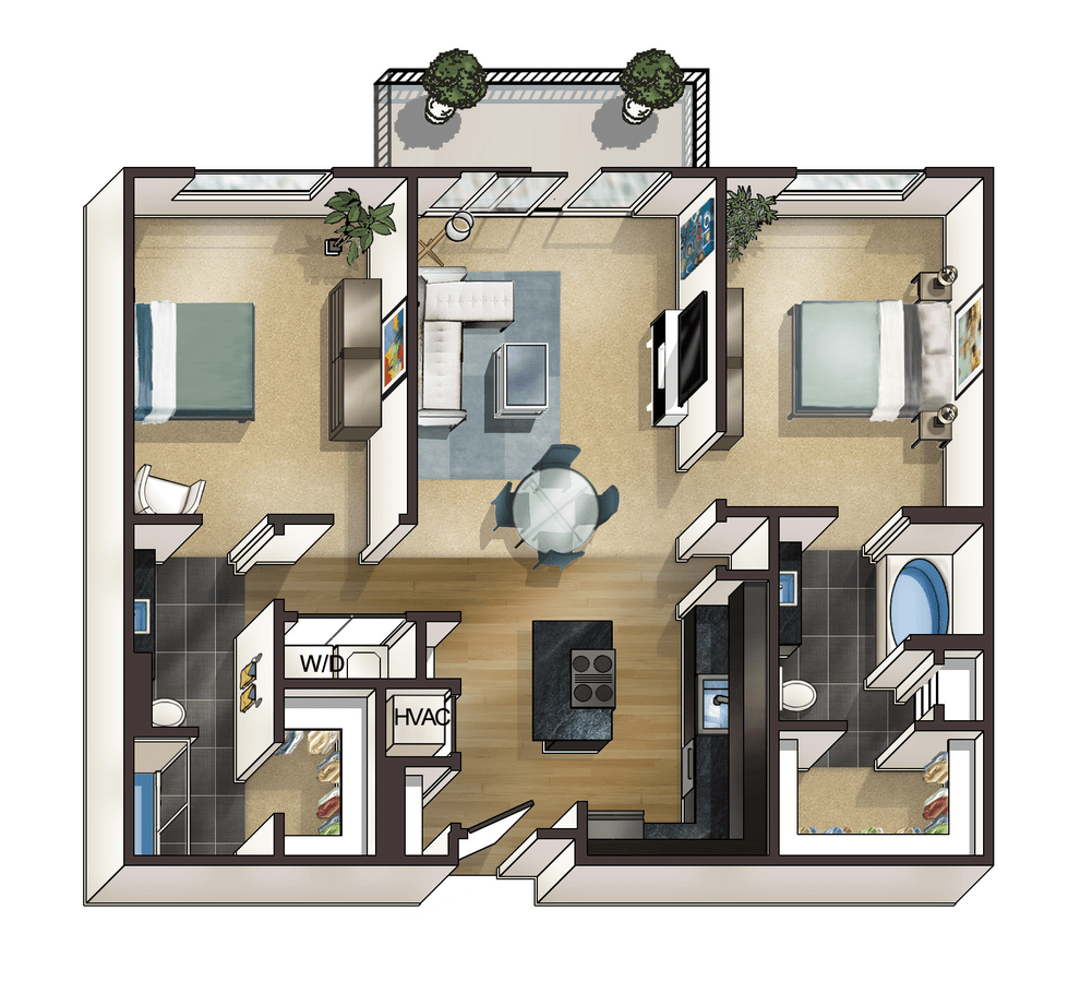 2 Bedrooms 2 Bathrooms Apartment for rent at Bellrock Bishop Arts in Dallas, TX