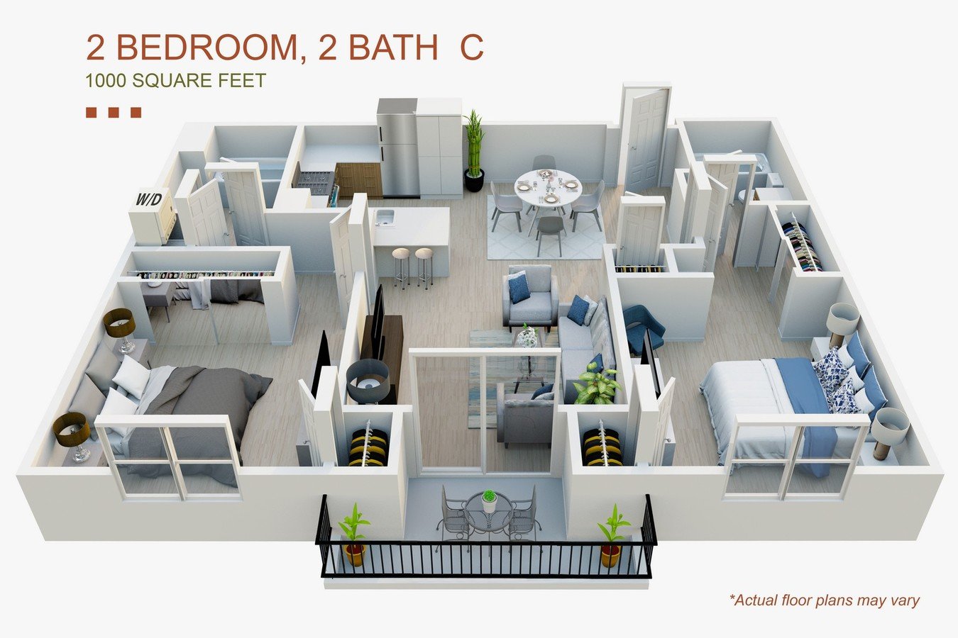 2 Bedrooms 2 Bathrooms Apartment for rent at The Culver in Los Angeles, CA
