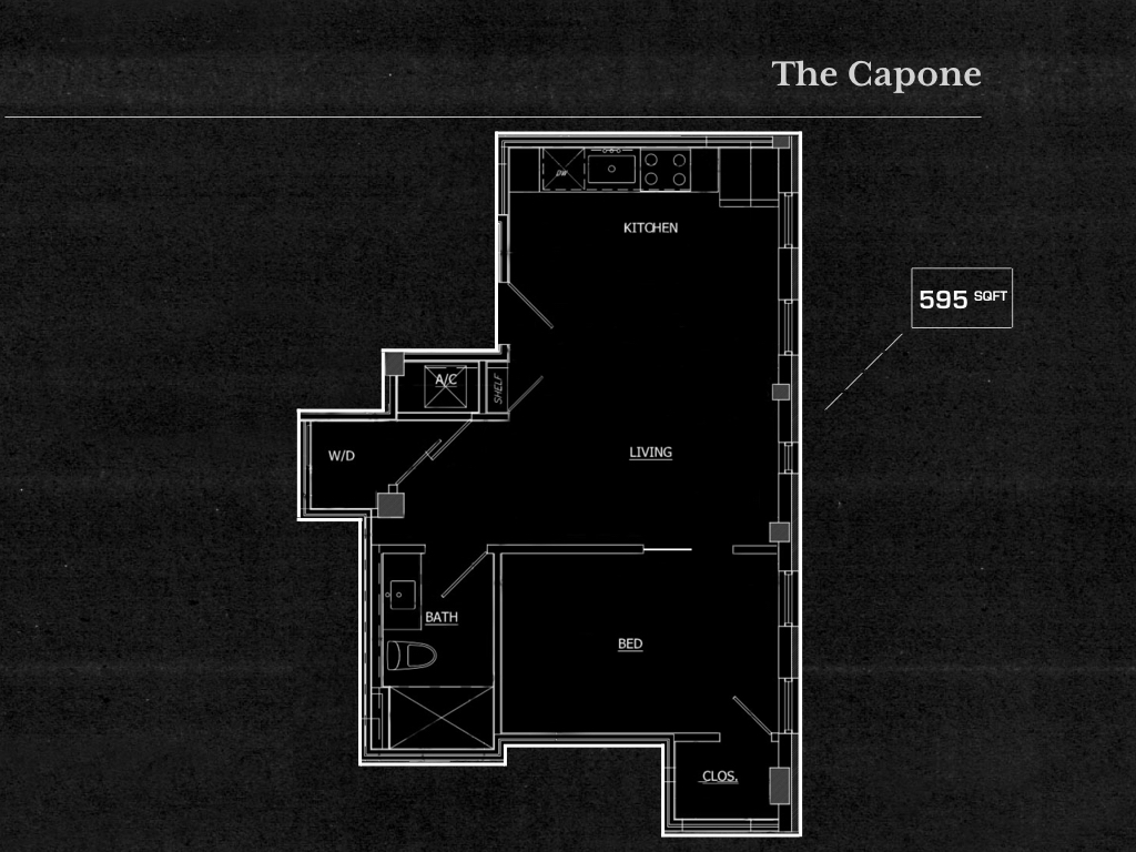 Studio 1 Bathroom Apartment for rent at The Argyle in Dallas, TX