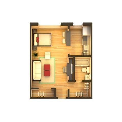Studio 1 Bathroom Apartment for rent at 880 & 890 Dexter in Denver, CO