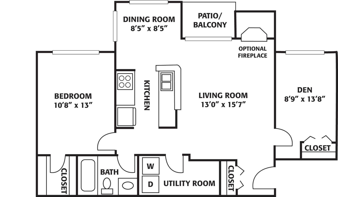 1 Bedroom 1 Bathroom Apartment for rent at The Park At San Remo in Charlotte, NC