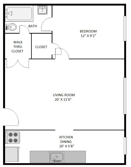 1 Bedroom 1 Bathroom Apartment for rent at The Denver Biltmore in Denver, CO
