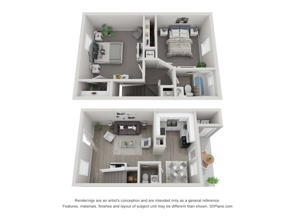 2 Bedrooms 2 Bathrooms Apartment for rent at Charlotte 360 Apartments in Charlotte, NC