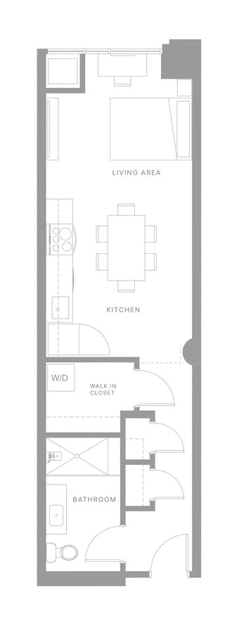 Studio 1 Bathroom Apartment for rent at The Poplar in Philadelphia, PA