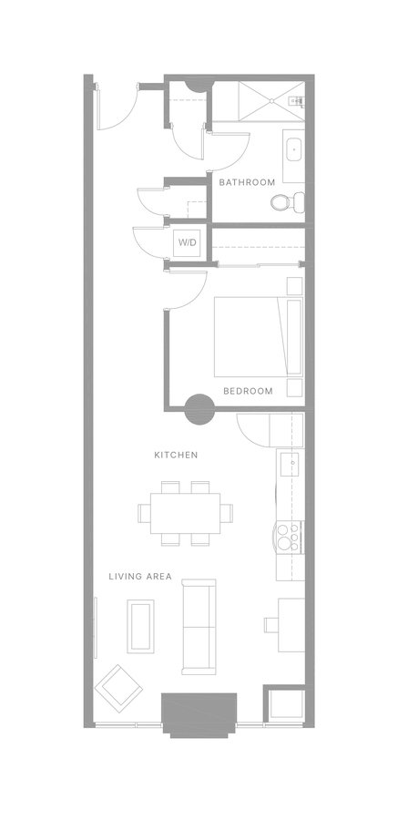 1 Bedroom 1 Bathroom Apartment for rent at The Poplar in Philadelphia, PA