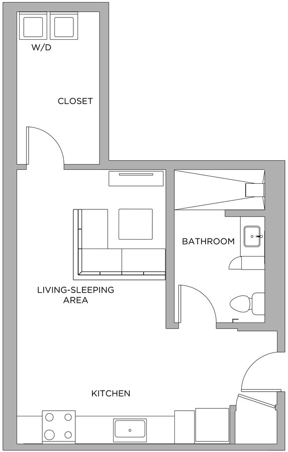 Studio 1 Bathroom Apartment for rent at Presidential City in Philadelphia, PA