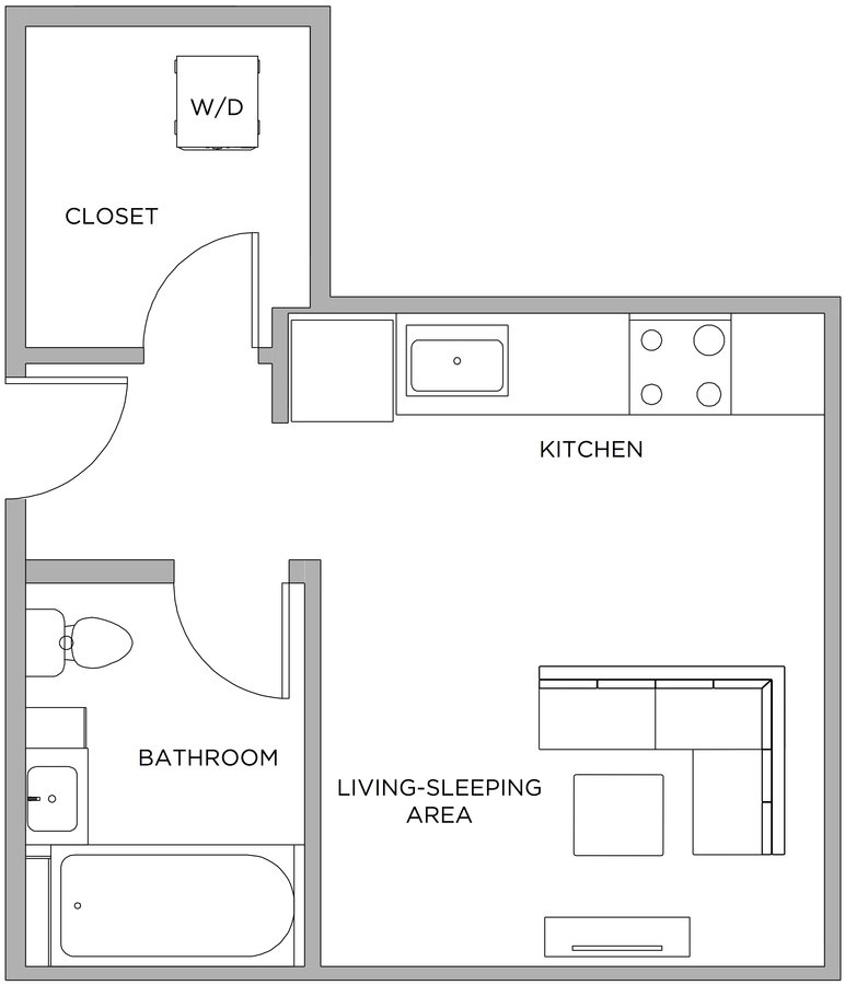 Studio 1 Bathroom Apartment for rent at Presidential City in Philadelphia, PA