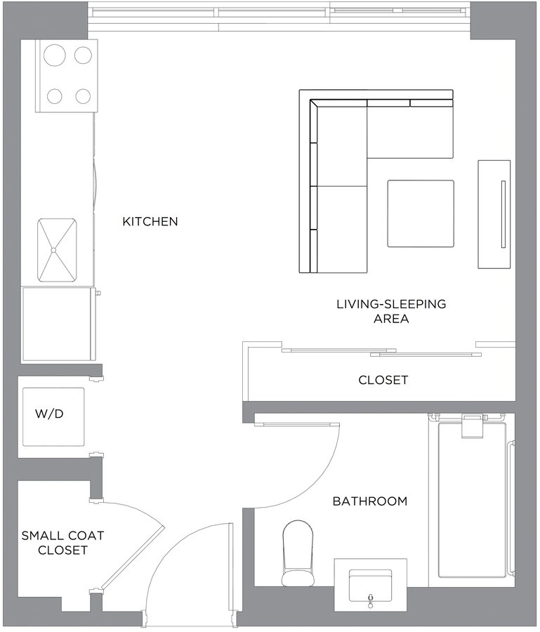 Studio 1 Bathroom Apartment for rent at Presidential City in Philadelphia, PA