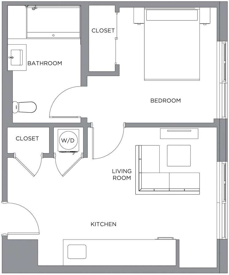 1 Bedroom 1 Bathroom Apartment for rent at Presidential City in Philadelphia, PA