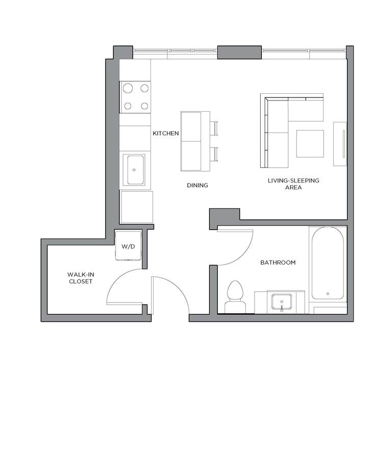 Studio 1 Bathroom Apartment for rent at Presidential City in Philadelphia, PA