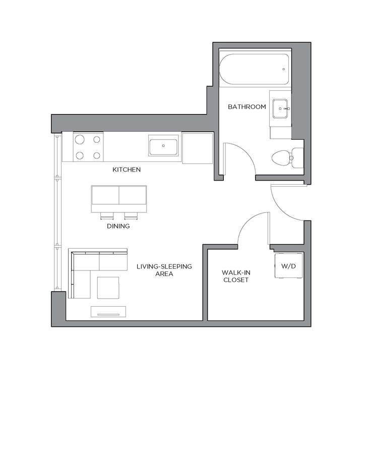 Studio 1 Bathroom Apartment for rent at Presidential City in Philadelphia, PA