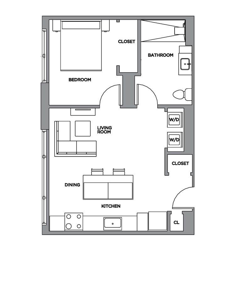 1 Bedroom 1 Bathroom Apartment for rent at Presidential City in Philadelphia, PA