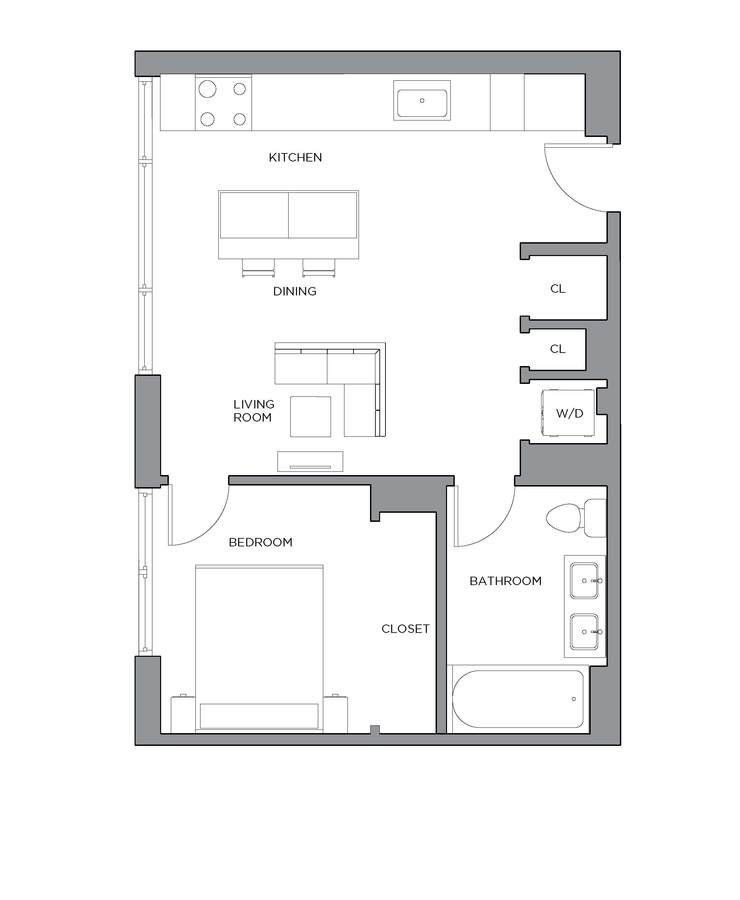 1 Bedroom 1 Bathroom Apartment for rent at Presidential City in Philadelphia, PA