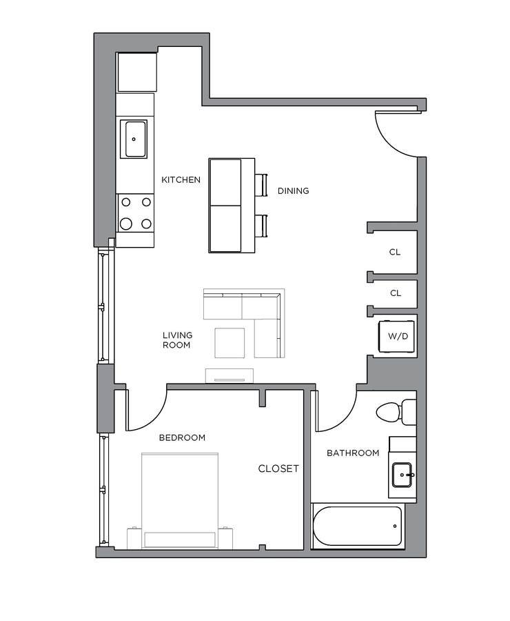 1 Bedroom 1 Bathroom Apartment for rent at Presidential City in Philadelphia, PA