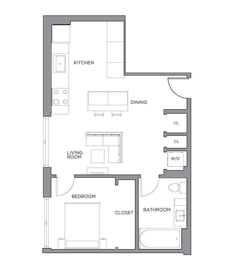 1 Bedroom 1 Bathroom Apartment for rent at Presidential City in Philadelphia, PA