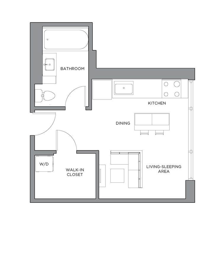 Studio 1 Bathroom Apartment for rent at Presidential City in Philadelphia, PA