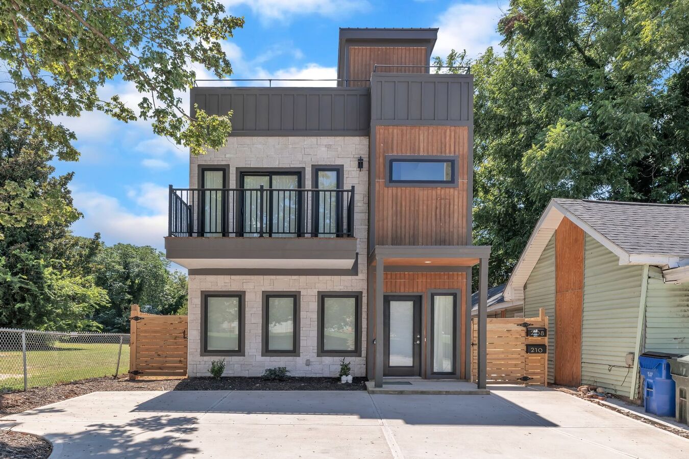 Modern Home Raleigh Modern New Construction Townhome With Rooftop... Apartments Raleigh, NC