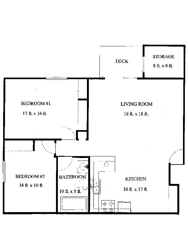 2 of 4 Jefferson Terrace Apartment for rent in Bonduel, WI