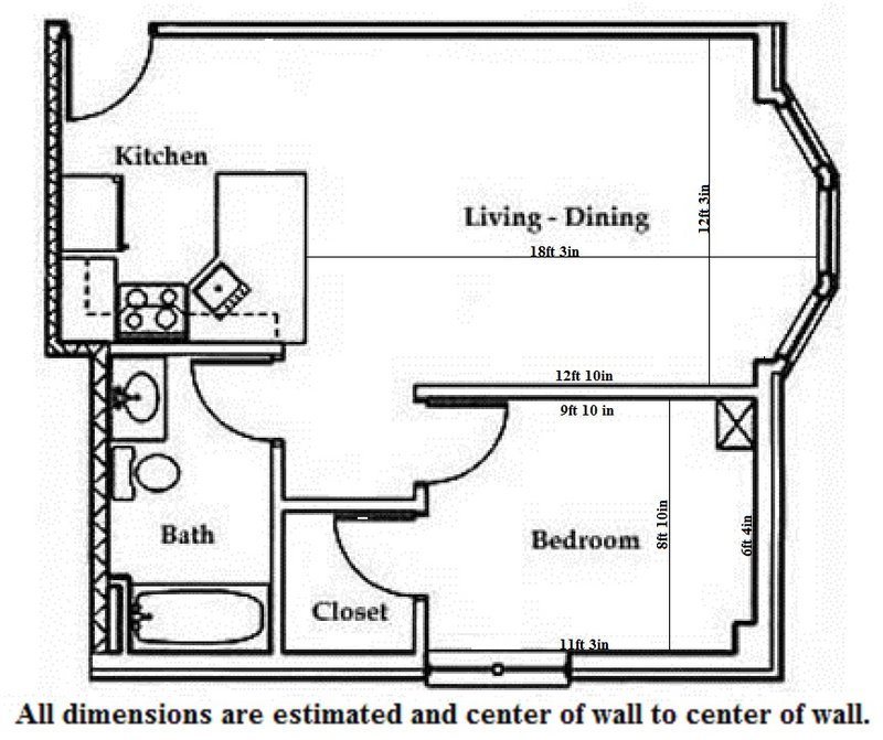 1 Bedroom 1 Bathroom Apartment for rent at Butler Plaza in Madison, WI