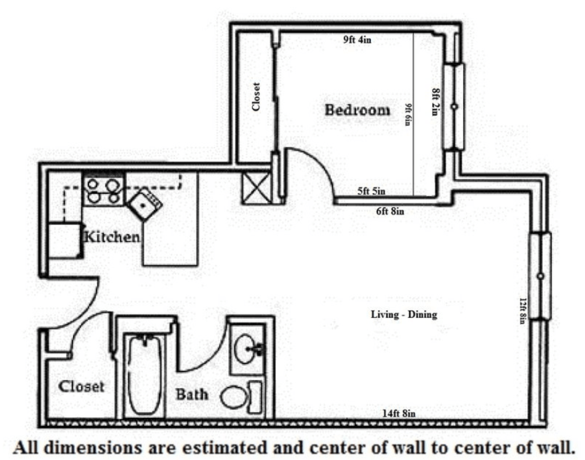 1 Bedroom 1 Bathroom Apartment for rent at Butler Plaza in Madison, WI