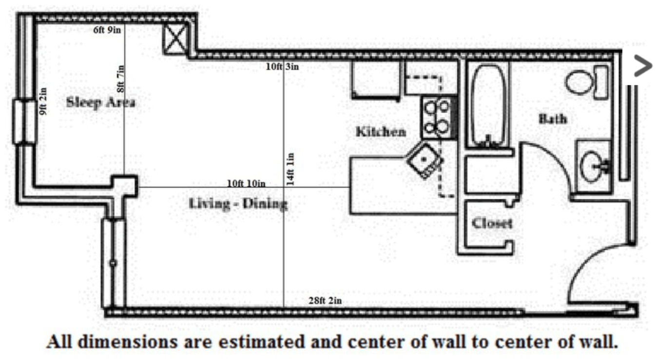 Studio 1 Bathroom Apartment for rent at Butler Plaza in Madison, WI