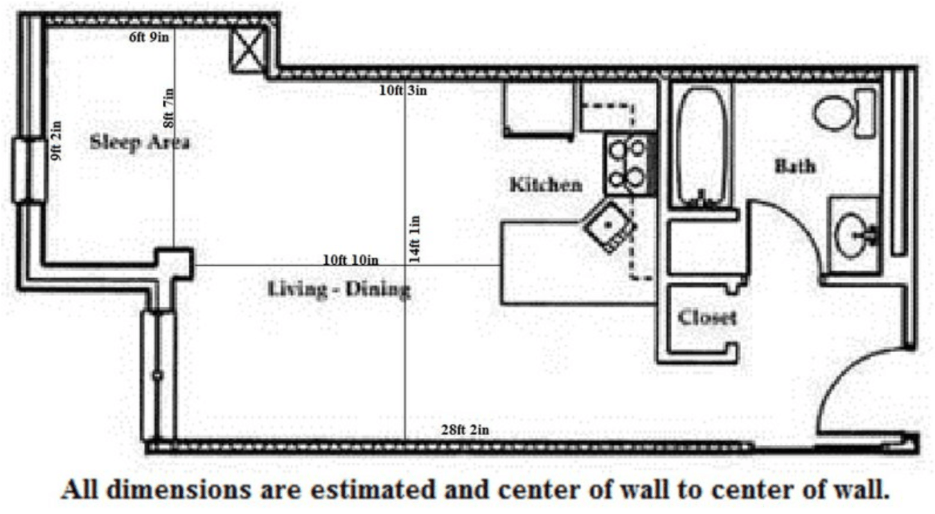 Studio 1 Bathroom Apartment for rent at Butler Plaza in Madison, WI
