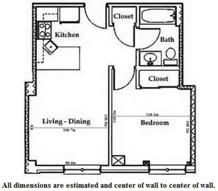 1 Bedroom 1 Bathroom Apartment for rent at Butler Plaza in Madison, WI