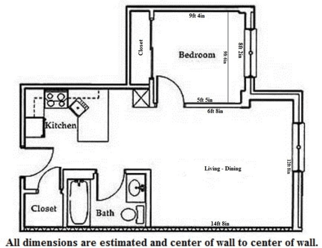 1 Bedroom 1 Bathroom Apartment for rent at Butler Plaza in Madison, WI