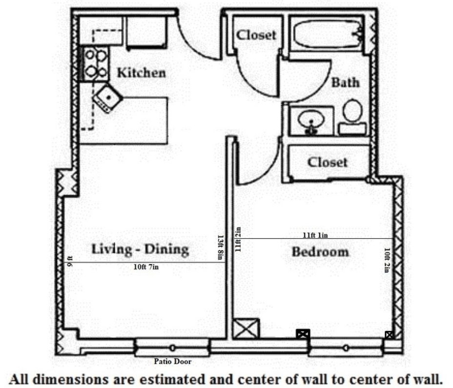1 Bedroom 1 Bathroom Apartment for rent at Butler Plaza in Madison, WI