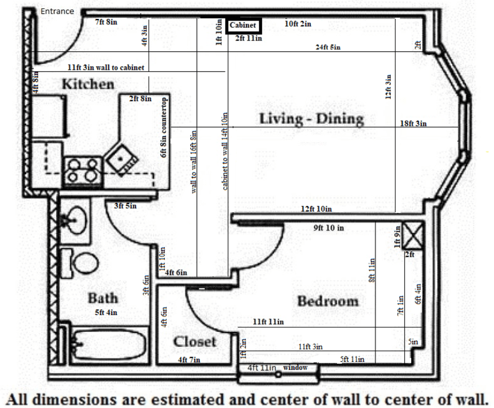 1 Bedroom 1 Bathroom Apartment for rent at Butler Plaza in Madison, WI
