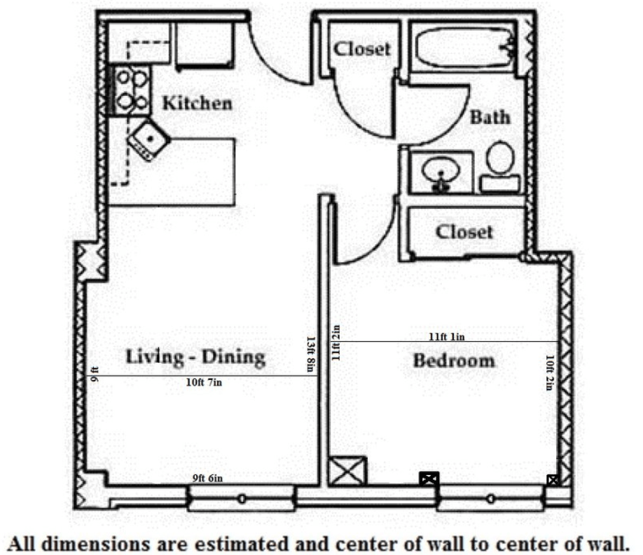 1 Bedroom 1 Bathroom Apartment for rent at Butler Plaza in Madison, WI