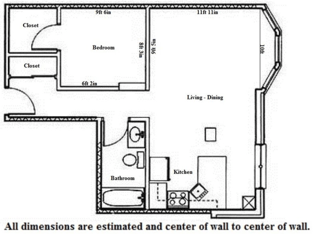 1 Bedroom 1 Bathroom Apartment for rent at Butler Plaza in Madison, WI