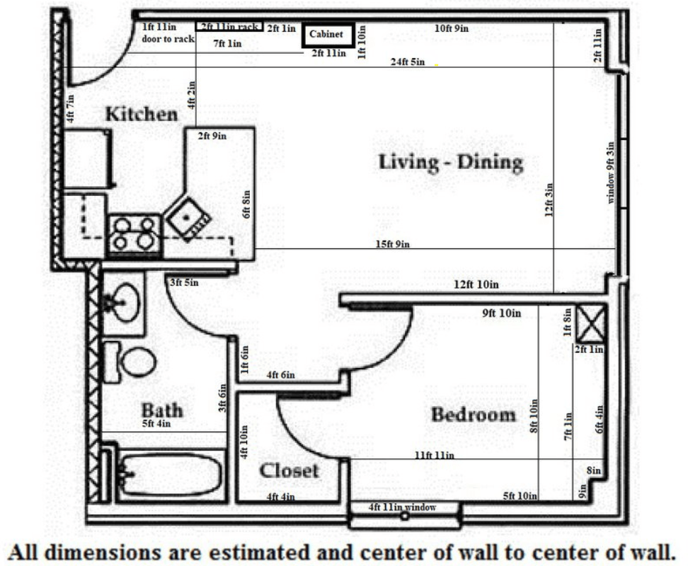 1 Bedroom 1 Bathroom Apartment for rent at Butler Plaza in Madison, WI
