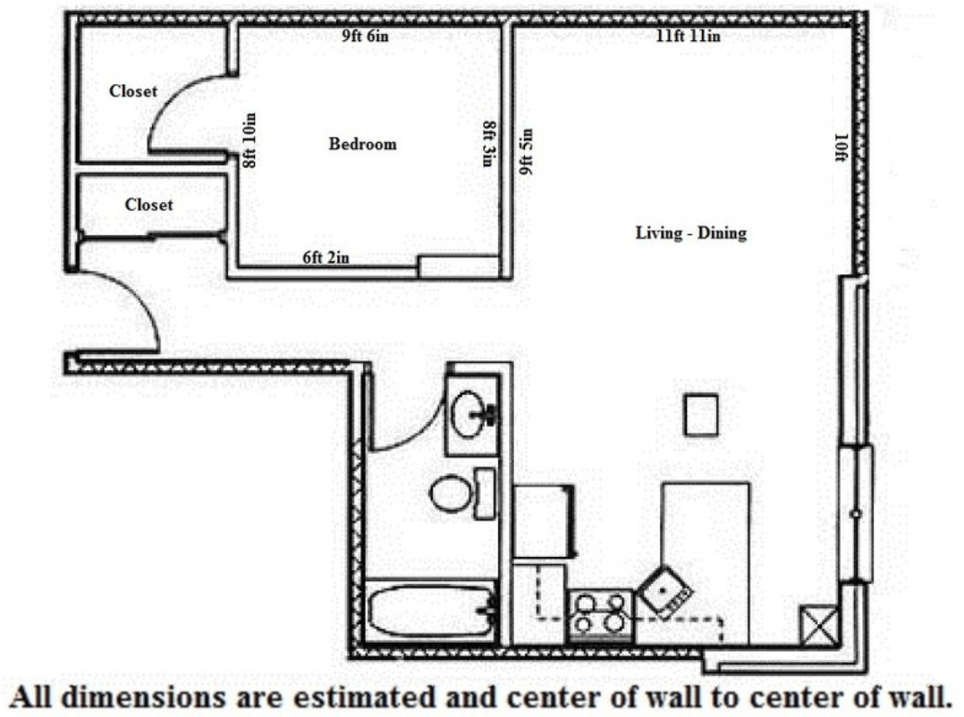 1 Bedroom 1 Bathroom Apartment for rent at Butler Plaza in Madison, WI