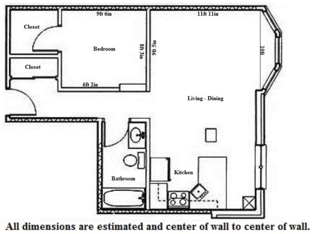 1 Bedroom 1 Bathroom Apartment for rent at Butler Plaza in Madison, WI