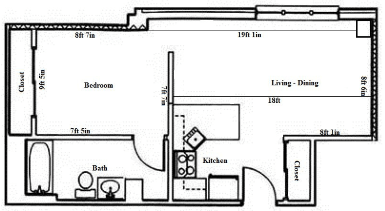 1 Bedroom 1 Bathroom Apartment for rent at Butler Plaza in Madison, WI