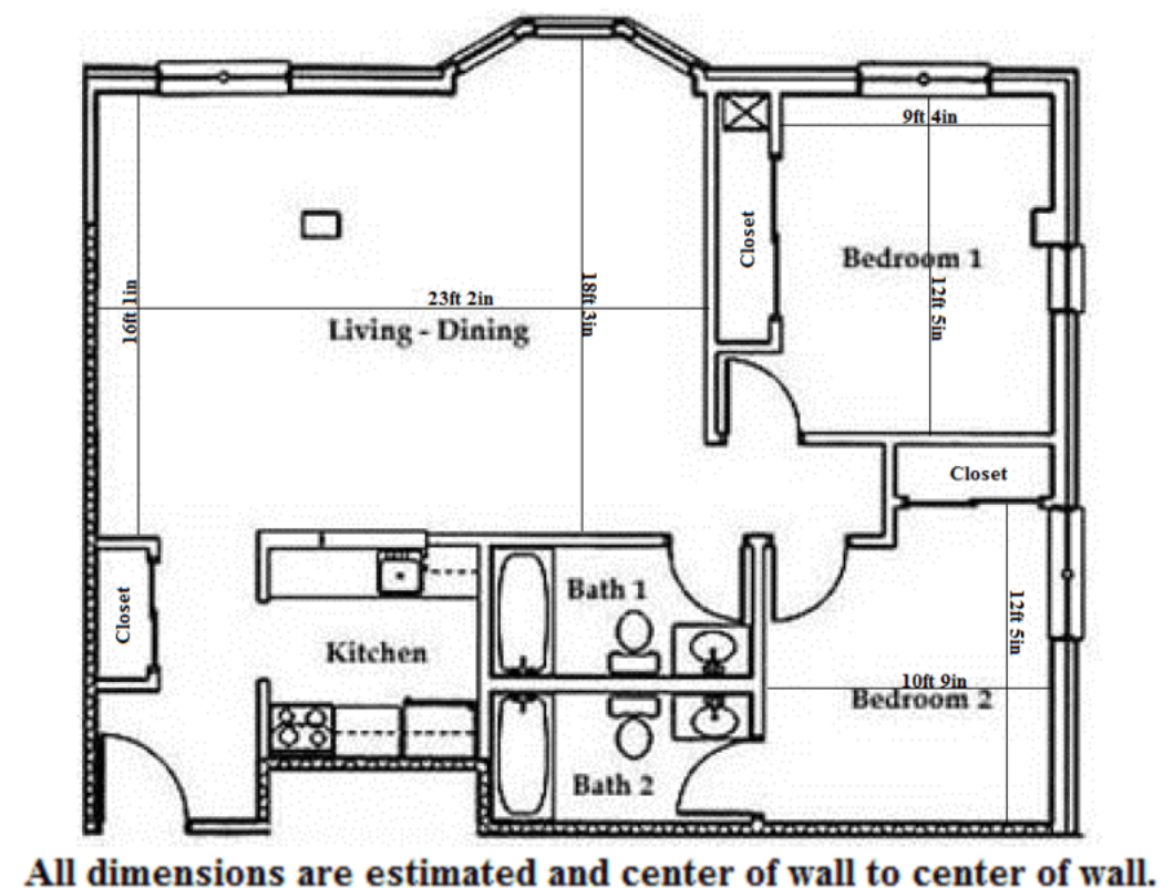 2 Bedrooms 2 Bathrooms Apartment for rent at Butler Plaza in Madison, WI
