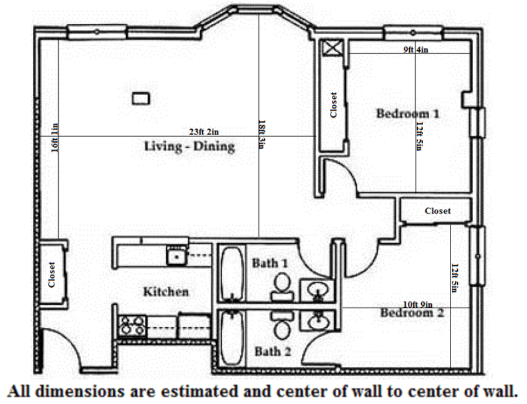 2 Bedrooms 2 Bathrooms Apartment for rent at Butler Plaza in Madison, WI