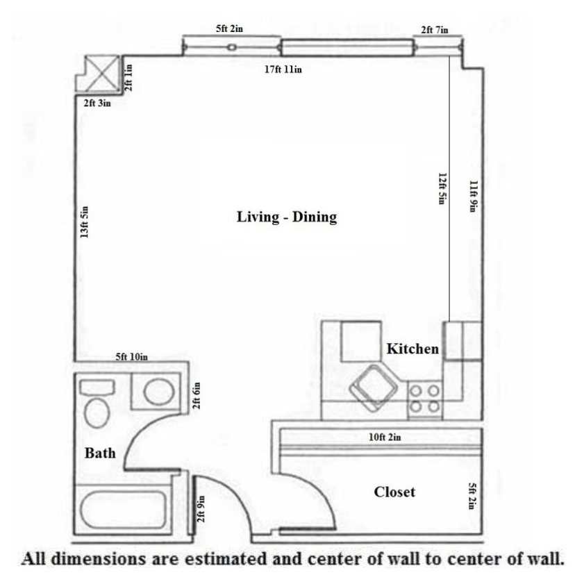 Studio 1 Bathroom Apartment for rent at Odessa in Madison, WI