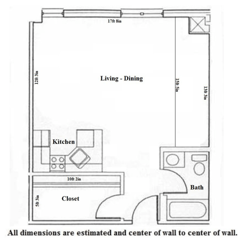 Studio 1 Bathroom Apartment for rent at Odessa in Madison, WI