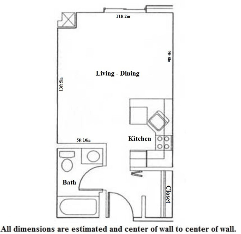 Studio 1 Bathroom Apartment for rent at Odessa in Madison, WI