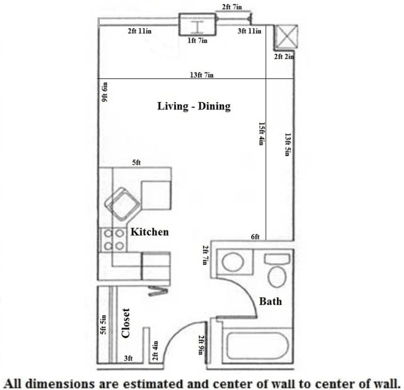 Studio 1 Bathroom Apartment for rent at Odessa in Madison, WI