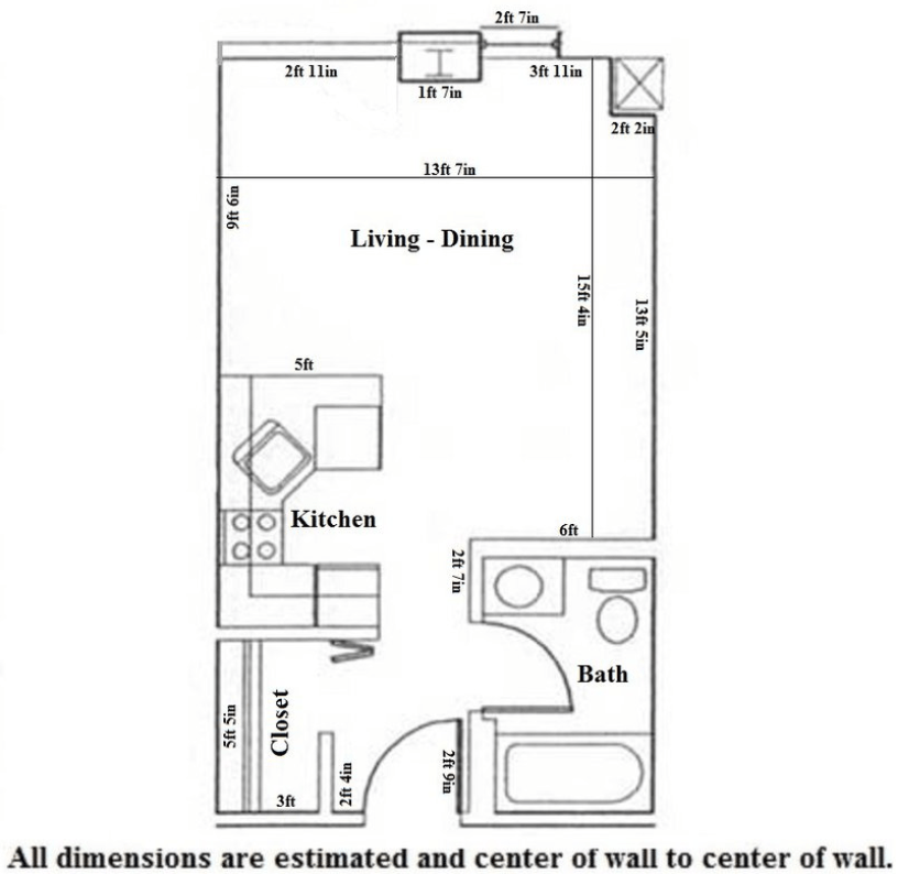 Studio 1 Bathroom Apartment for rent at Odessa in Madison, WI