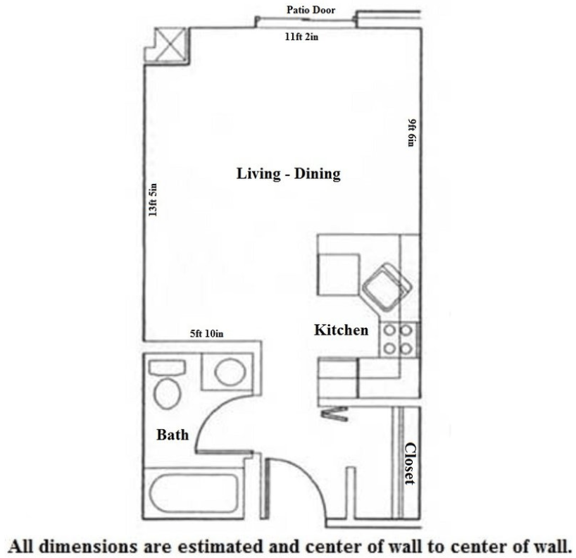Studio 1 Bathroom Apartment for rent at Odessa in Madison, WI