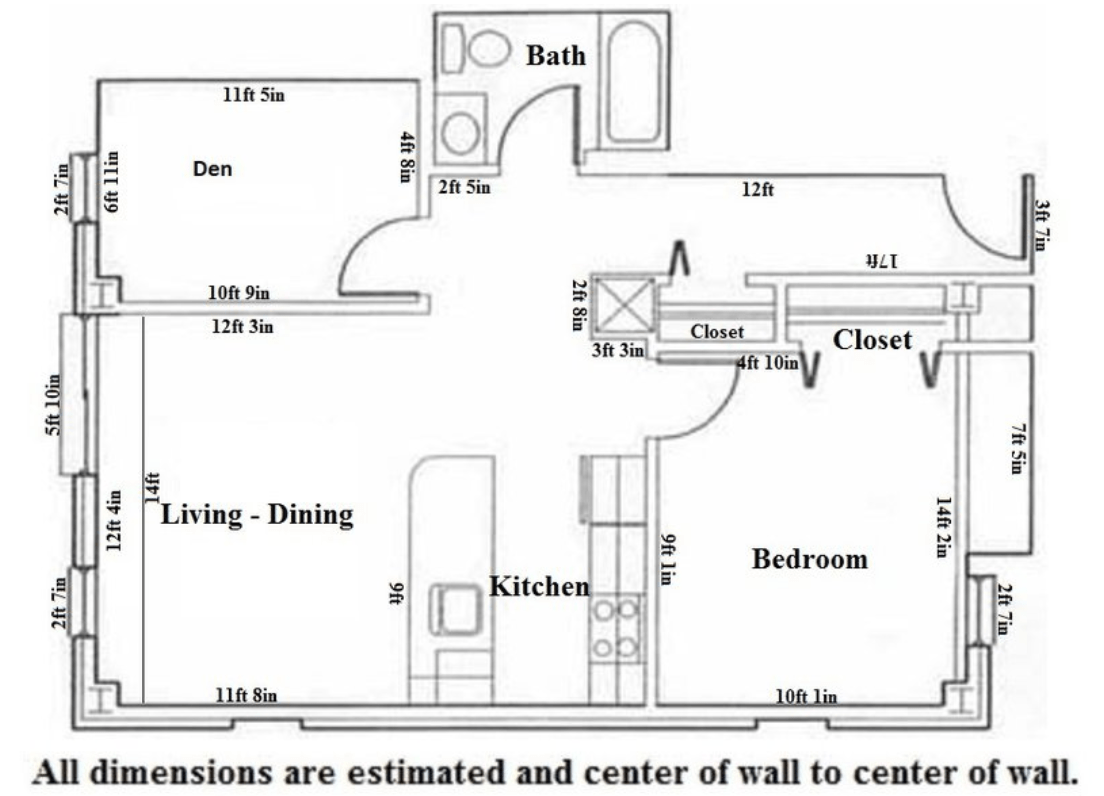 1 Bedroom 1 Bathroom Apartment for rent at Odessa in Madison, WI